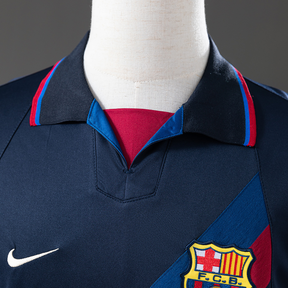 Barcelona 2002/03 Third Away Retro Jersey – Vintage Replica Football Soccer Shirt – Size S–XXL