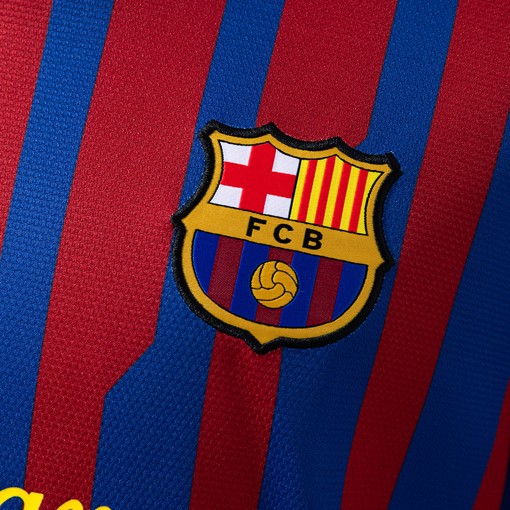 Barcelona 2011/12 Home Retro Jersey – Vintage Replica Football Soccer Shirt – Size S–4XL