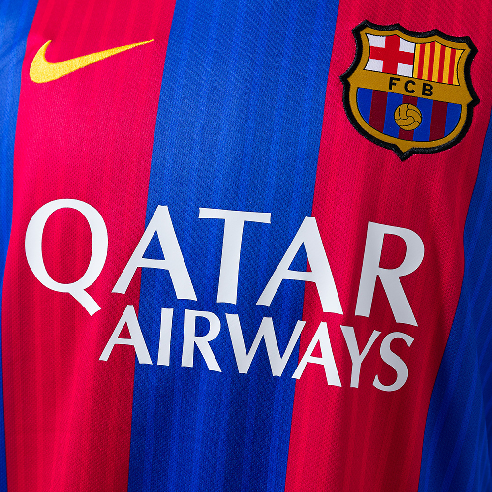 Barcelona 2016/17 Home Retro Jersey – Vintage Replica Football Soccer Shirt – Size S–XXL