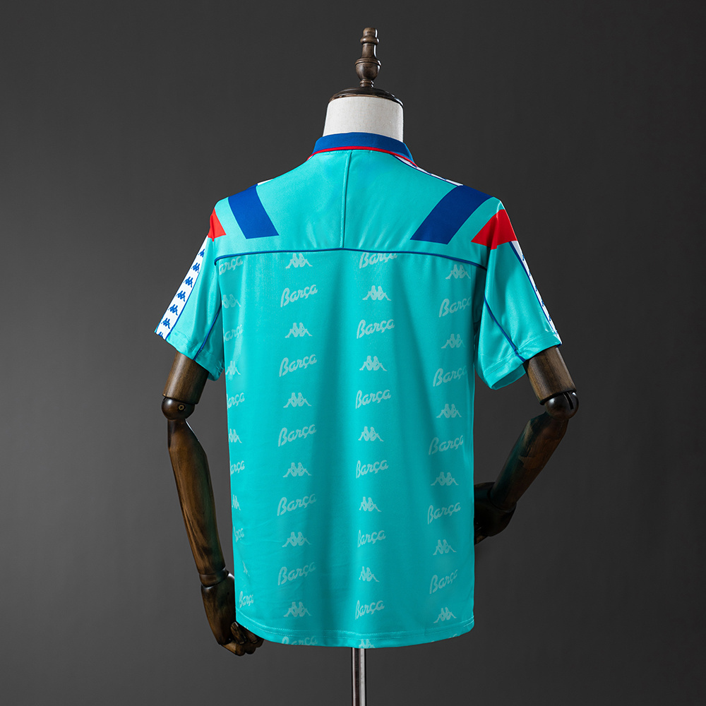 Barcelona 1992/95 Away Retro Jersey – Vintage Replica Football Soccer Shirt – Size S–XXL