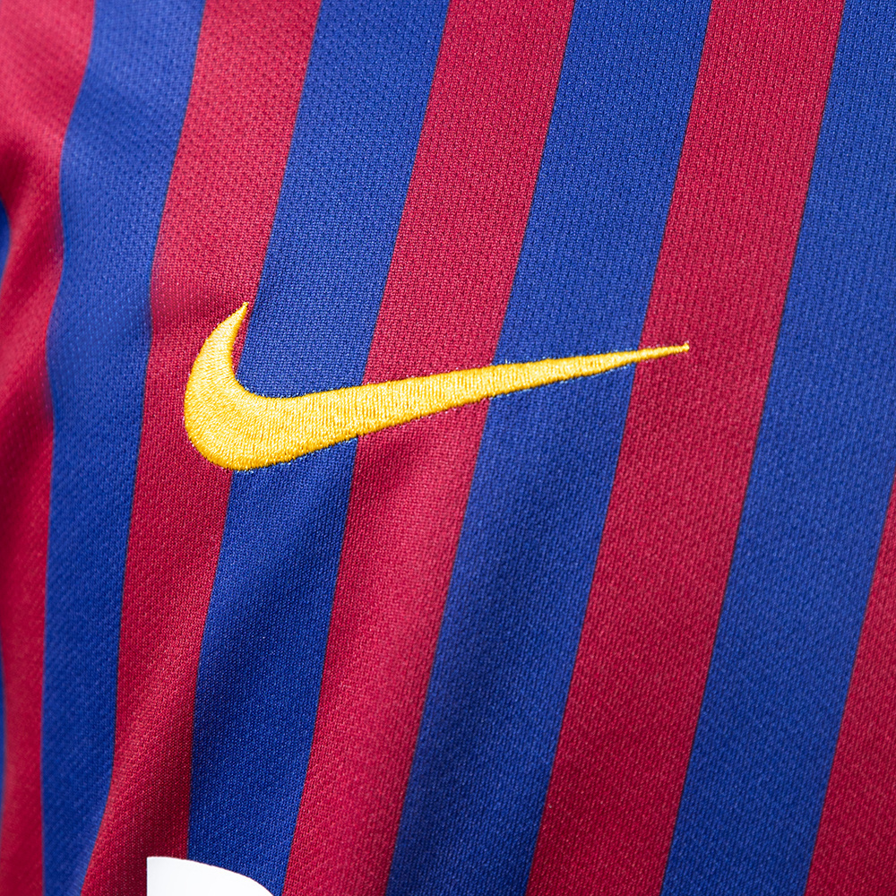 Barcelona 2018/19 Home Retro Jersey – Vintage Replica Football Soccer Shirt – Size S–XXL