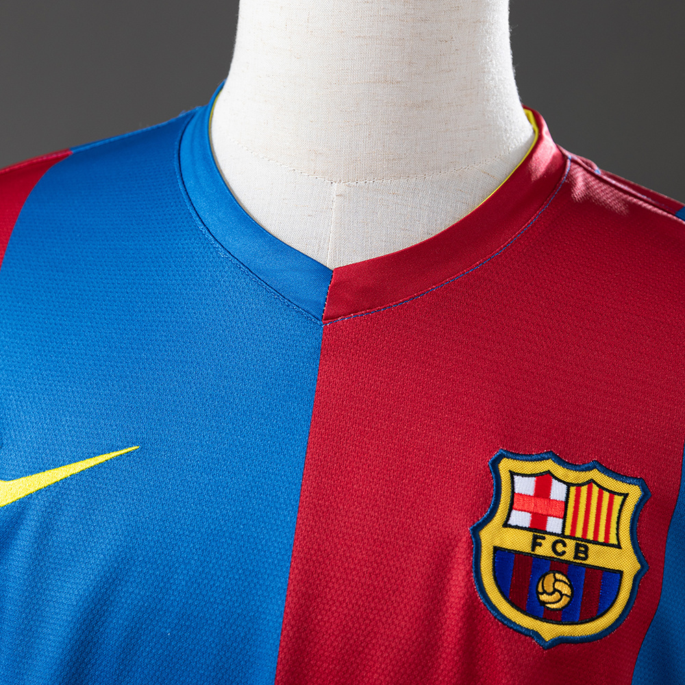 Barcelona 2006/07 Home Retro Jersey – Vintage Replica Football Soccer Shirt – Size S–XXL
