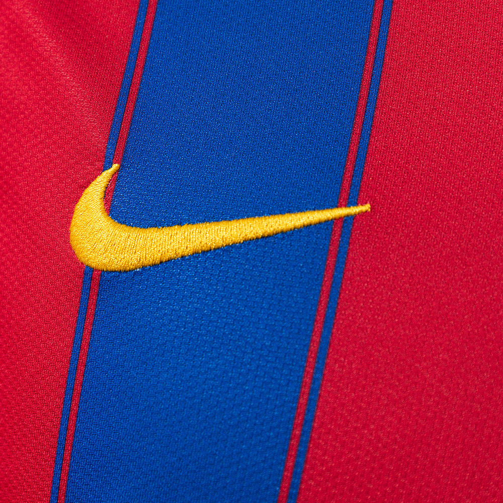 Barcelona 2009/10 Home Long Sleeve Retro Jersey – Vintage Replica Football Soccer Shirt – Size S–XXL