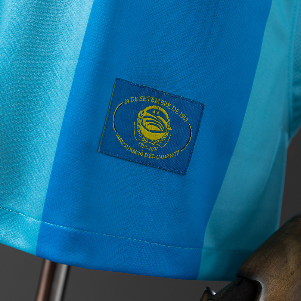 Barcelona 2007/08 Away Retro Jersey – Vintage Replica Football Soccer Shirt – Size S–XXL