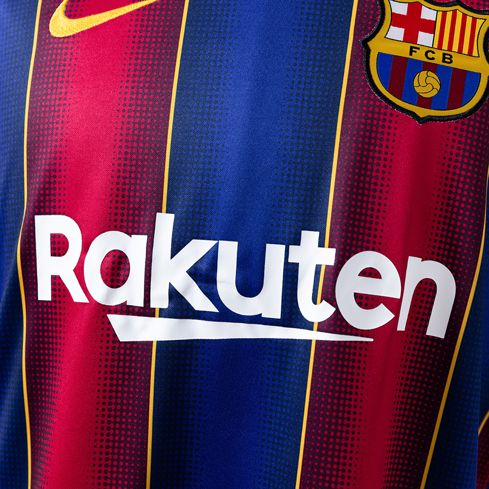 Barcelona 2020/21 Home Retro Jersey – Vintage Replica Football Soccer Shirt – Size S–XXL