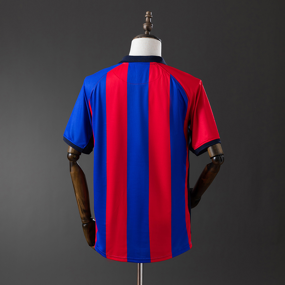 Barcelona 2001/02 Home Retro Jersey – Vintage Replica Football Soccer Shirt – Size S–XXL