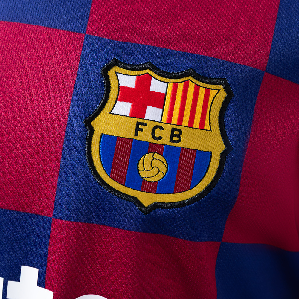 Barcelona 2019/20 Home Retro Jersey – Vintage Replica Football Soccer Shirt – Size S–XXL
