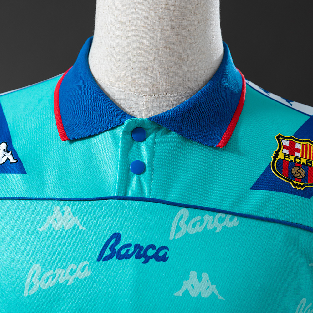 Barcelona 1992/95 Away Retro Jersey – Vintage Replica Football Soccer Shirt – Size S–XXL