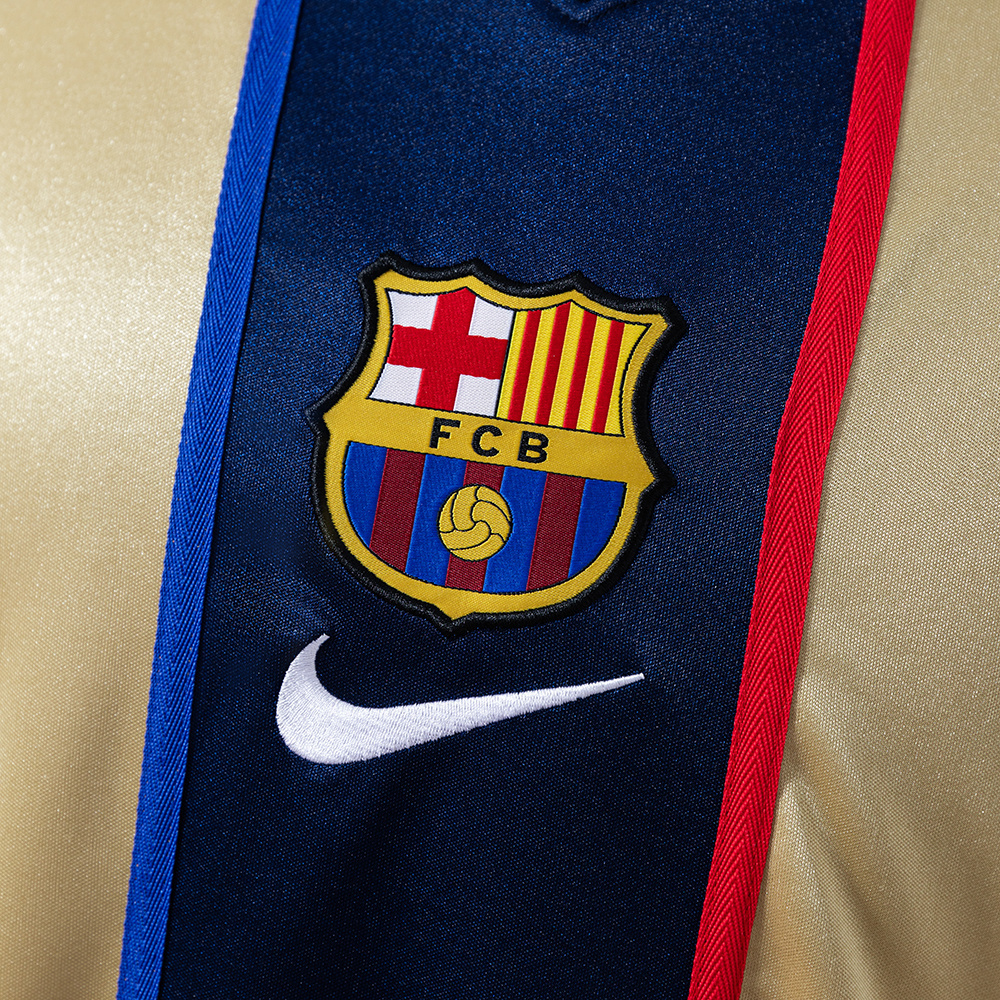 Barcelona 2001/02 Away Retro Jersey – Vintage Replica Football Soccer Shirt – Size S–XXL