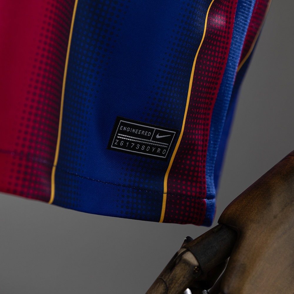 Barcelona 2020/21 Home Retro Jersey – Vintage Replica Football Soccer Shirt – Size S–XXL