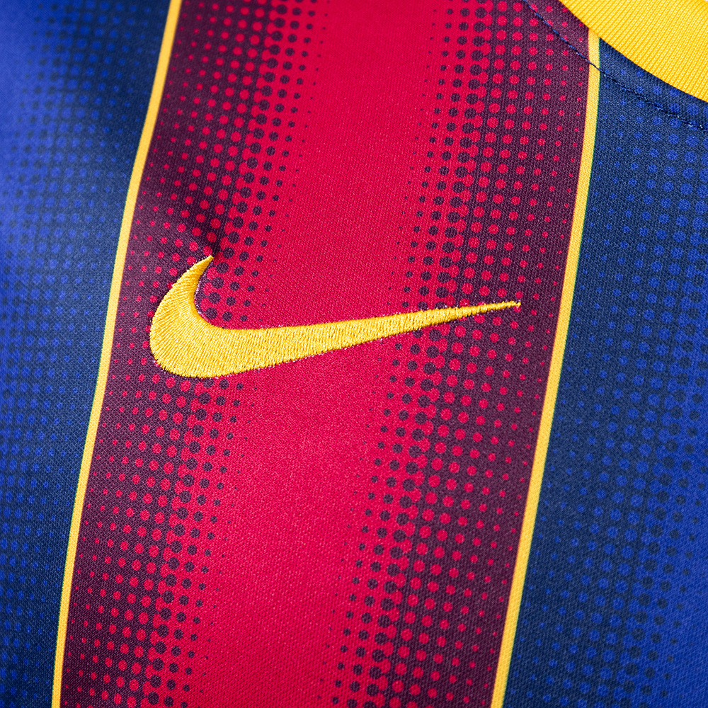 Barcelona 2020/21 Home Retro Jersey – Vintage Replica Football Soccer Shirt – Size S–XXL