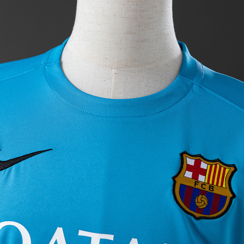 Barcelona 2015/16 Second Away Retro Jersey – Vintage Replica Football Soccer Shirt – Size S–XXL