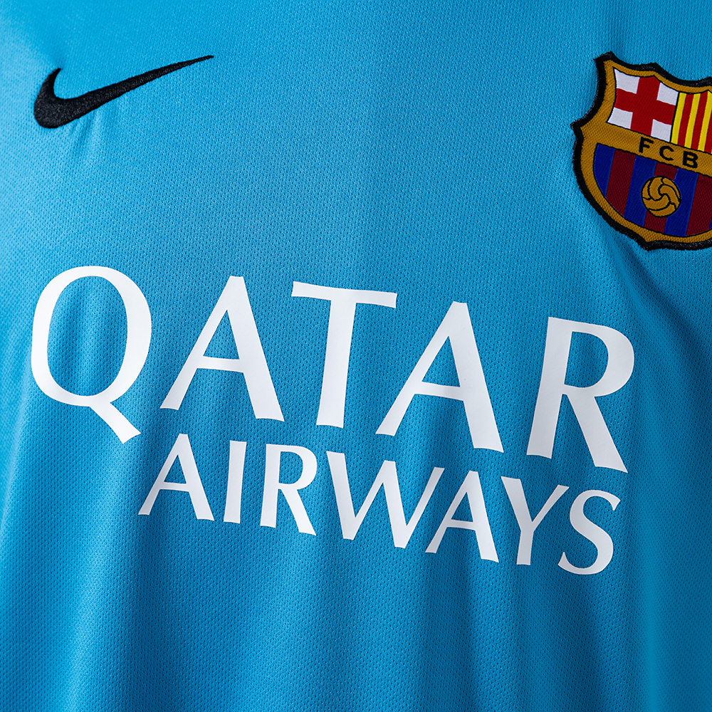 Barcelona 2015/16 Second Away Retro Jersey – Vintage Replica Football Soccer Shirt – Size S–XXL