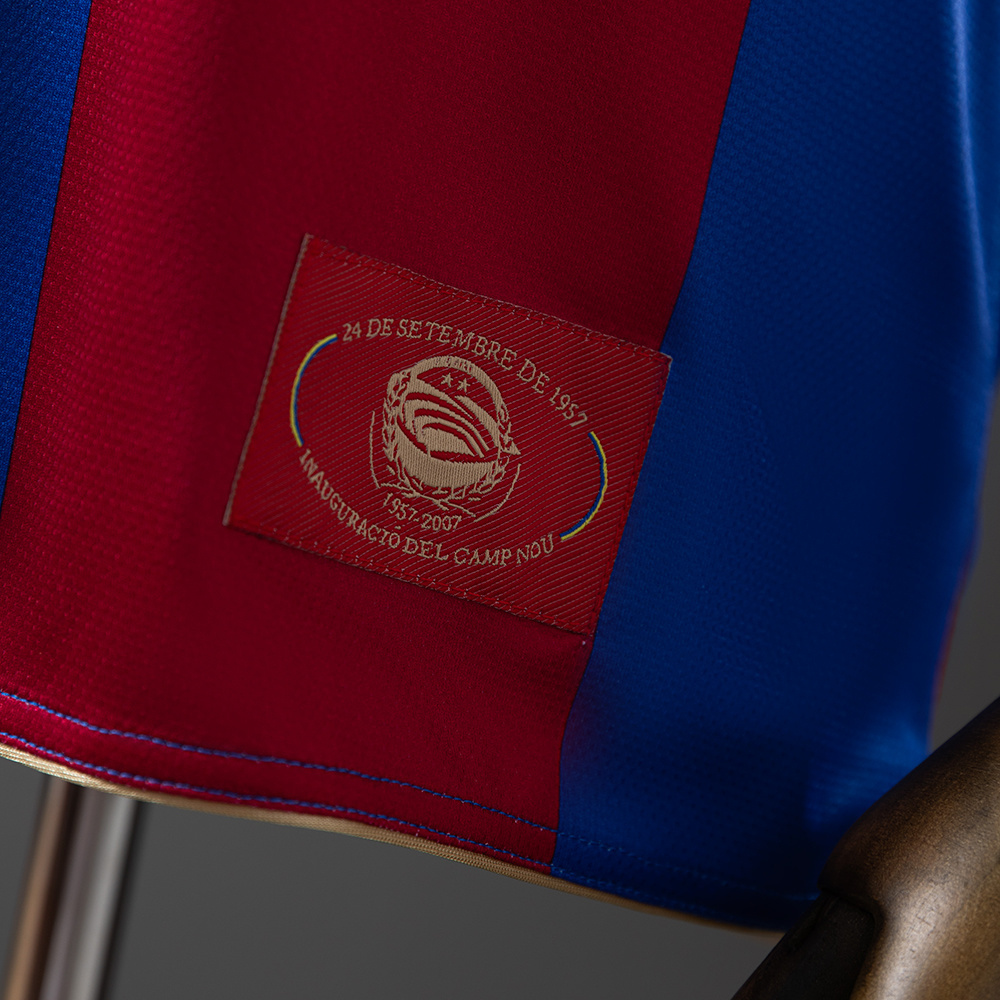 Barcelona 2007/08 Home Retro Jersey – Vintage Replica Football Soccer Shirt – Size S–XXL