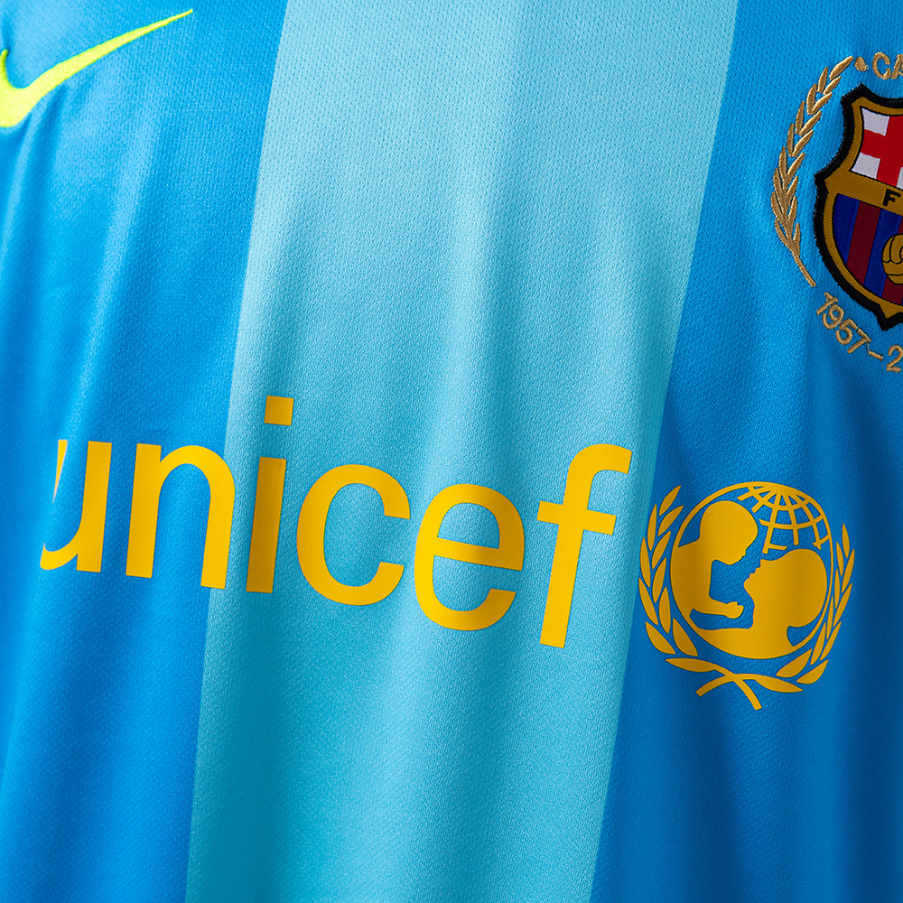 Barcelona 2007/08 Away Retro Jersey – Vintage Replica Football Soccer Shirt – Size S–XXL