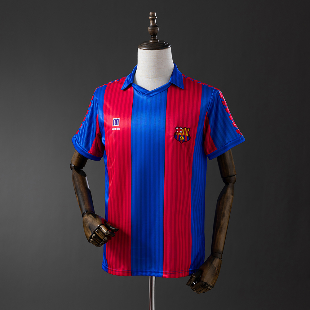 Barcelona 1989/92 Home Retro Jersey – Vintage Replica Football Soccer Shirt – Size S–XXL