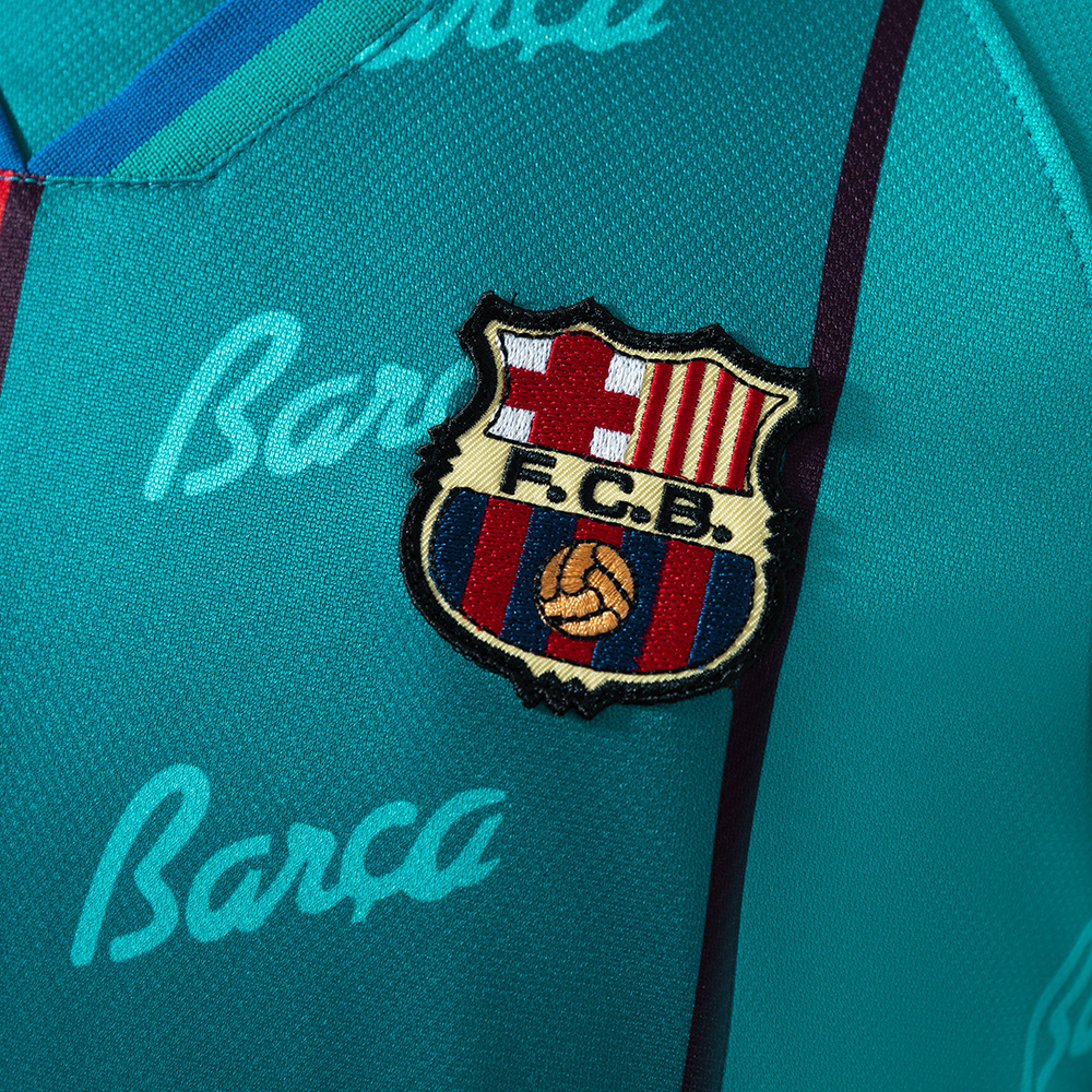 Barcelona 1995/97 Away Retro Jersey – Vintage Replica Football Soccer Shirt – Size S–4XL