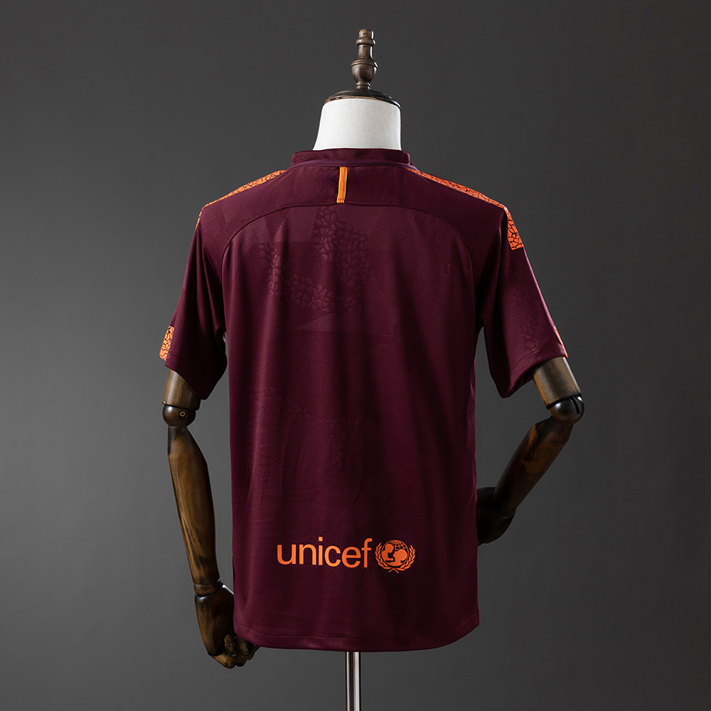 Barcelona 2017/18 Second Away Retro Jersey – Vintage Replica Football Soccer Shirt – Size S–XXL