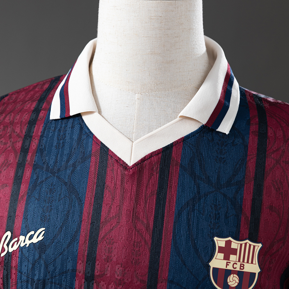 Barcelona 25/26 125th Anniversary Edition Jersey – Vintage Replica Football Soccer Shirt – Size S–XXL