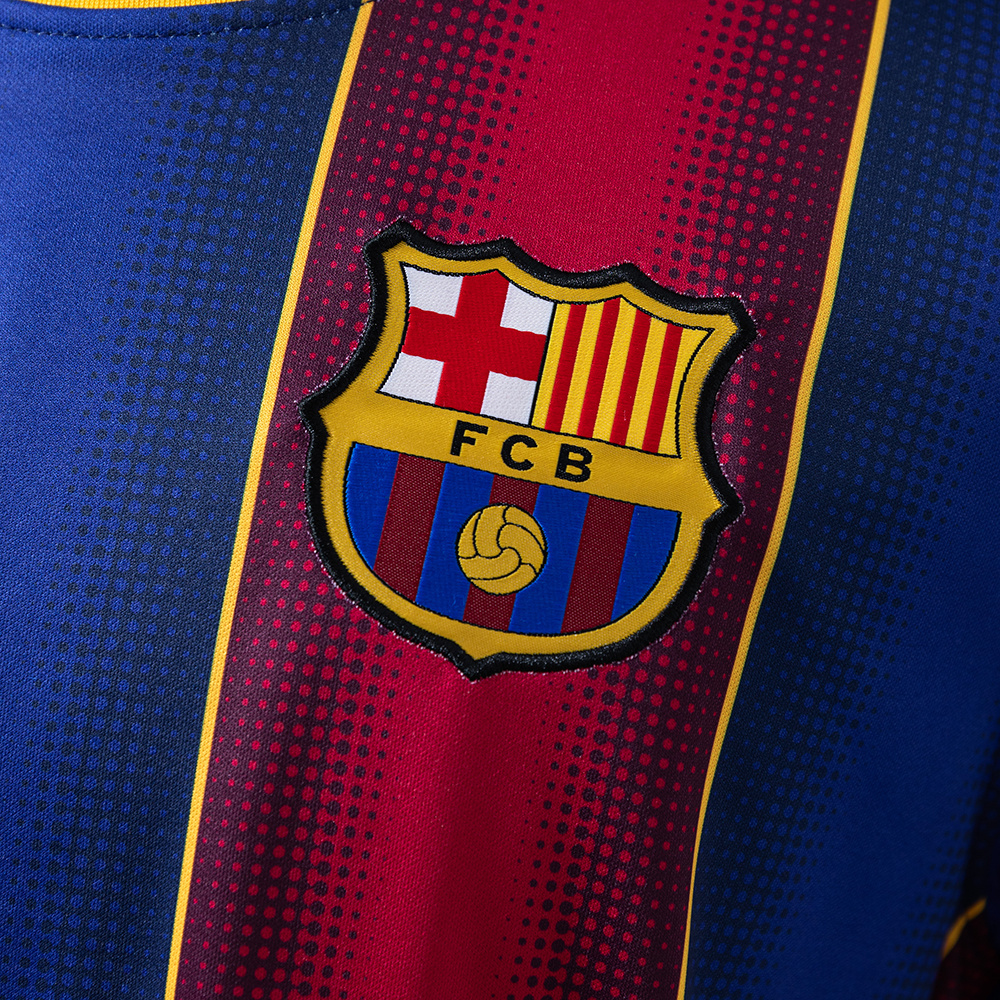 Barcelona 2020/21 Home Retro Jersey – Vintage Replica Football Soccer Shirt – Size S–XXL