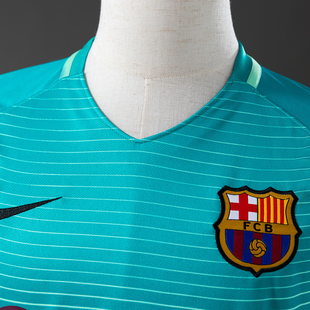 Barcelona 2016/17 Second Away Retro Jersey – Vintage Replica Football Soccer Shirt – Size S–XXL