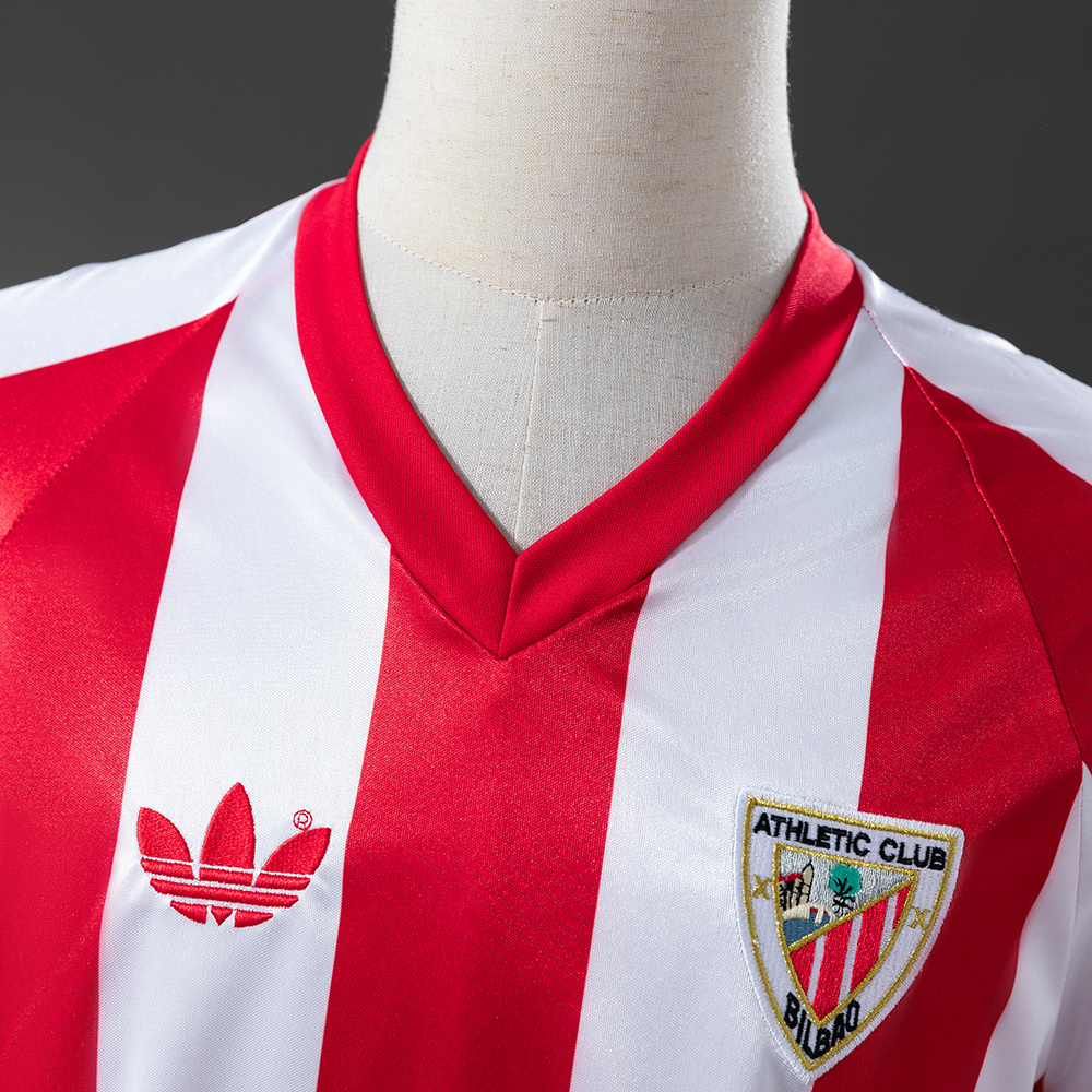 Athletic Club Bilbao 1986/87 Home Retro Jersey – Vintage Replica Football Soccer Shirt – Size S–XXL
