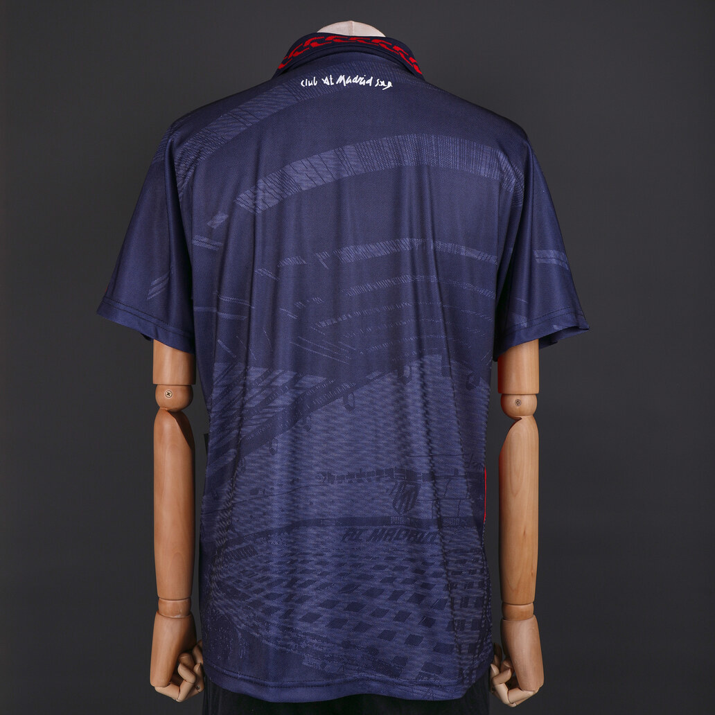 Atletico Madrid 1991 Home Retro Jersey – Vintage Replica Football Soccer Shirt – Size S–XXL