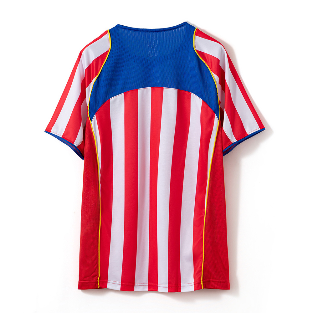 Atletico Madrid 2004/05 Home Retro Jersey – Vintage Replica Football Soccer Shirt – Size S–2XL