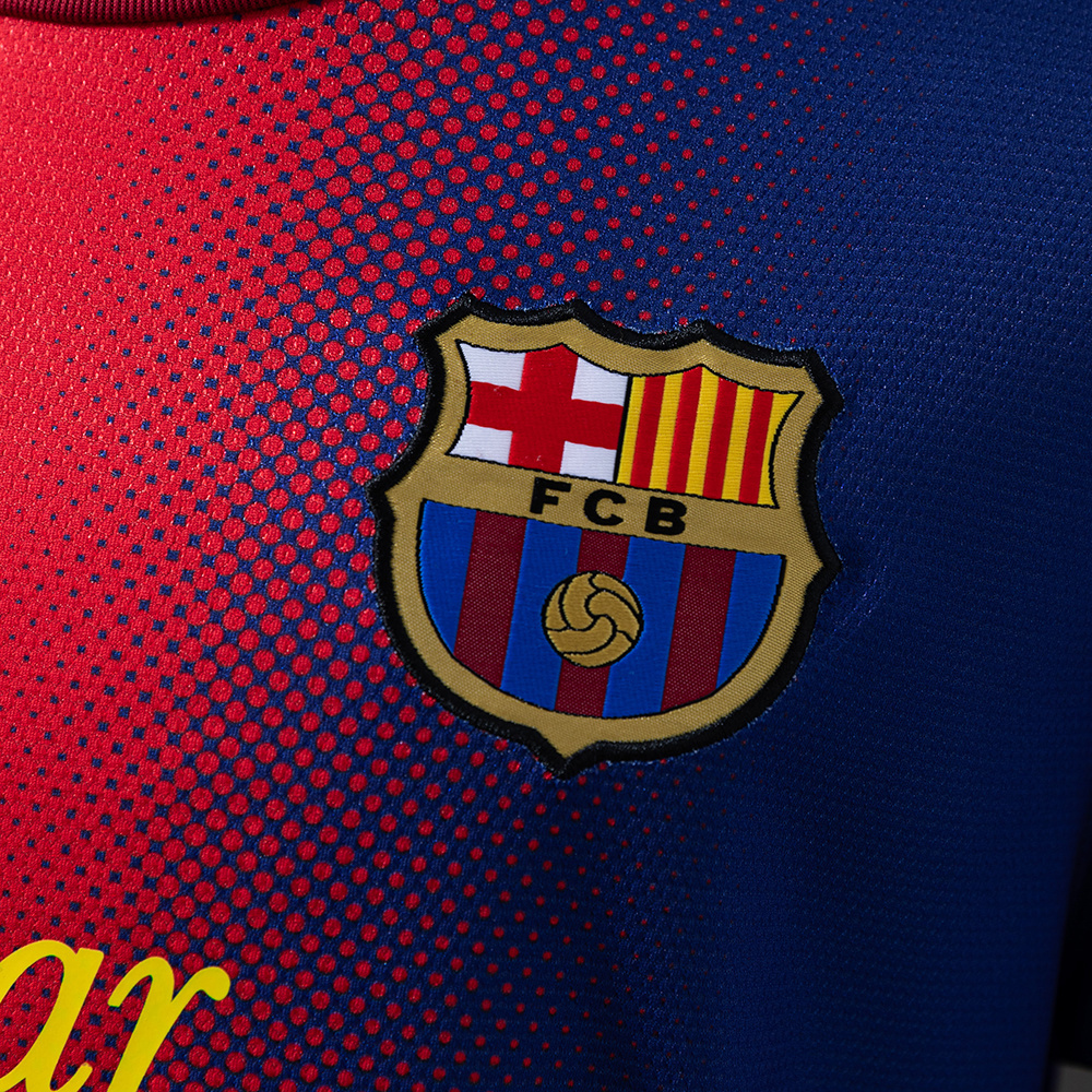 Barcelona 2012/13 Home Retro Jersey – Vintage Replica Football Soccer Shirt – Size S–XXL