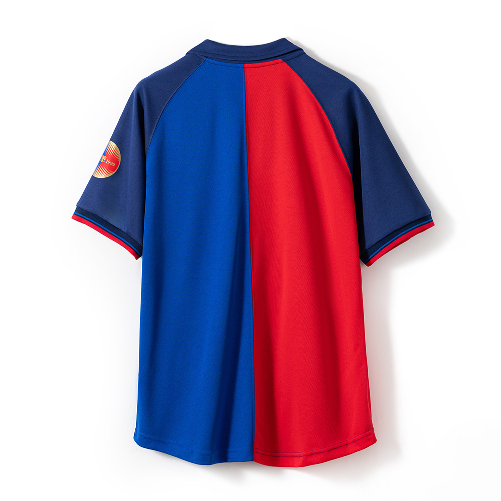 Barcelona 1999/00 Home Retro Jersey – Vintage Replica Football Soccer Shirt – Size S–XXL