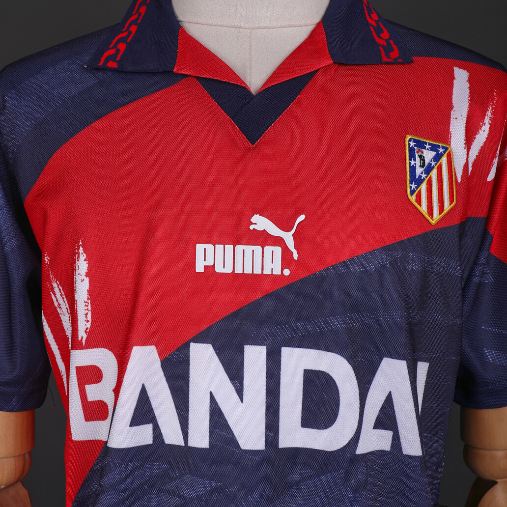 Atletico Madrid 1991 Home Retro Jersey – Vintage Replica Football Soccer Shirt – Size S–XXL