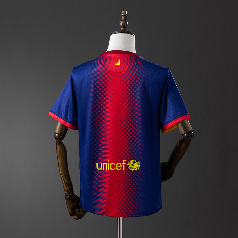 Barcelona 2012/13 Home Retro Jersey – Vintage Replica Football Soccer Shirt – Size S–XXL