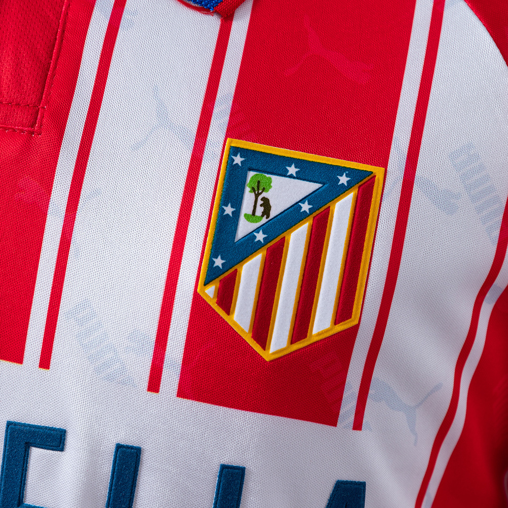 Atletico Madrid 1994/95 Home Retro Jersey – Vintage Replica Football Soccer Shirt – Size S–XXL