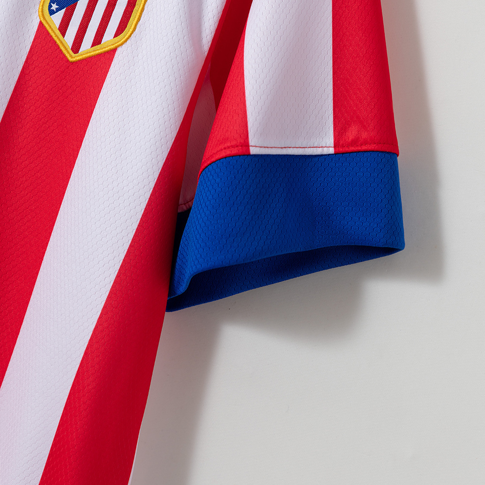 Atletico Madrid 2012/13 Home Retro Jersey – Vintage Replica Football Soccer Shirt – Size S–2XL