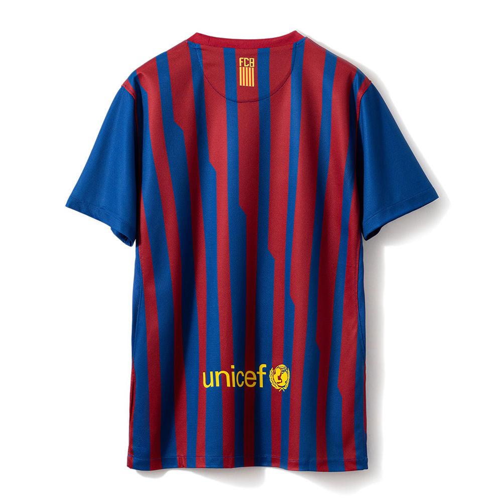 Barcelona 2011/12 Home Retro Jersey – Vintage Replica Football Soccer Shirt – Size S–4XL