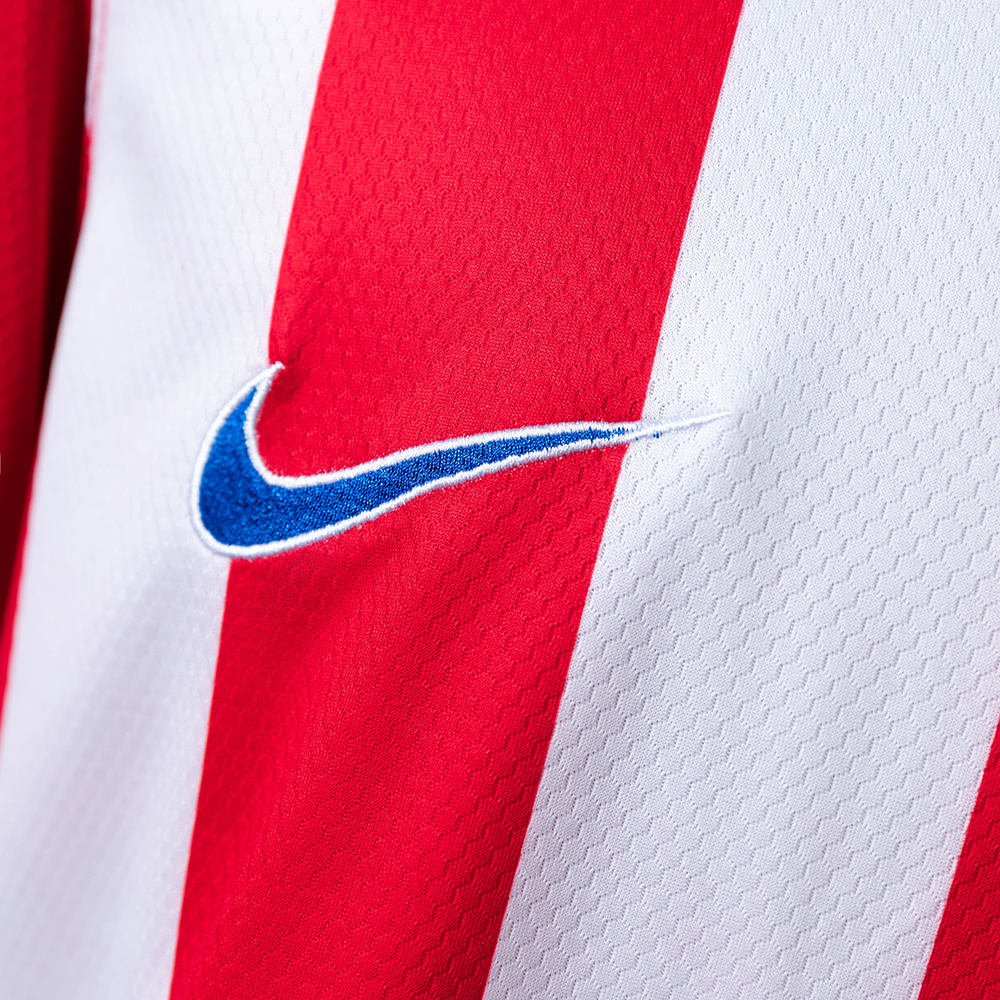 Atletico Madrid 2013/14 Home Retro Jersey – Vintage Replica Football Soccer Shirt – Size S–XXL