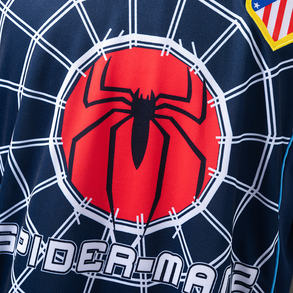 Atletico Madrid 2004/05 Away Long Sleeve Retro Jersey – Vintage Replica Football Soccer Shirt – Size S–XXL