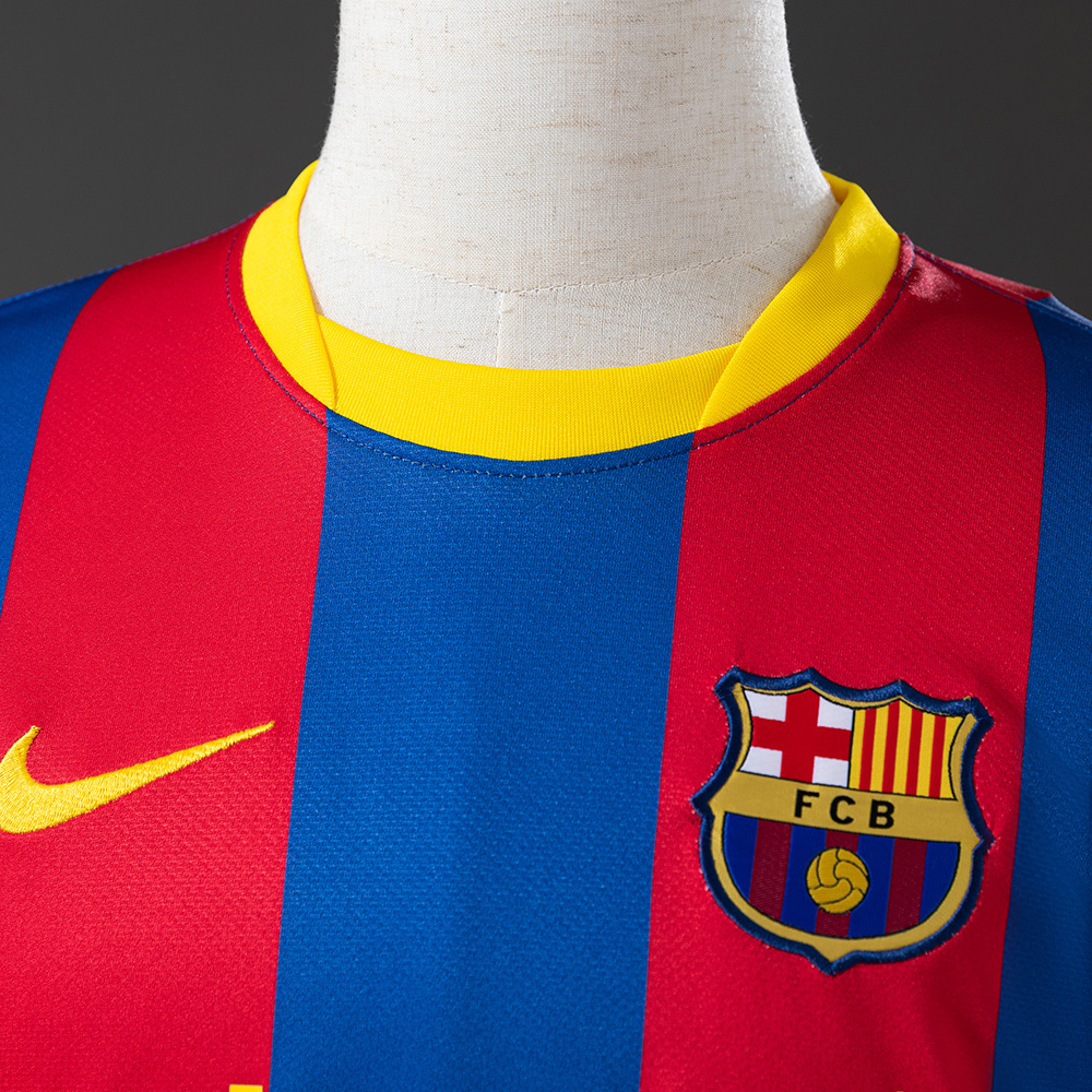 Barcelona 2010/11 Home Retro Jersey – Vintage Replica Football Soccer Shirt – Size S–4XL