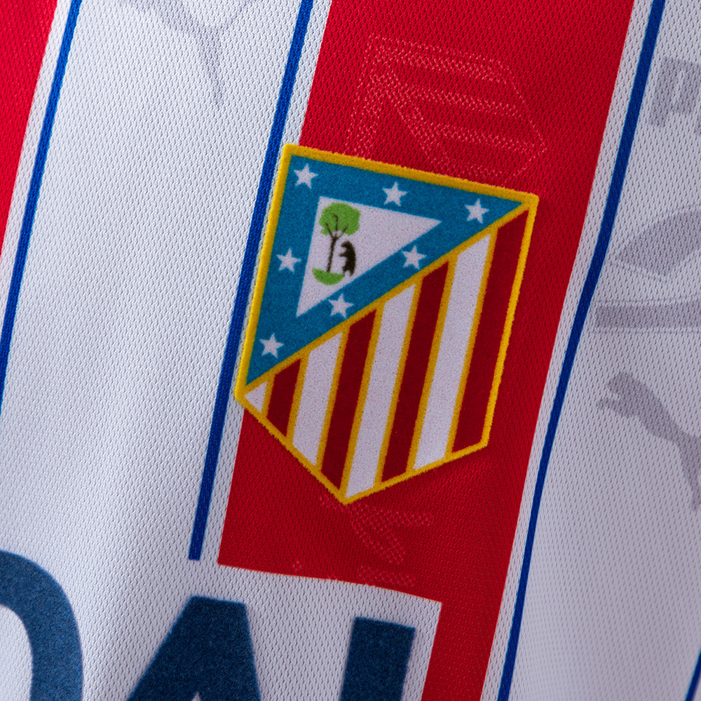 Atletico Madrid 1996/97 Home Retro Jersey – Vintage Replica Football Soccer Shirt – Size S–XXL