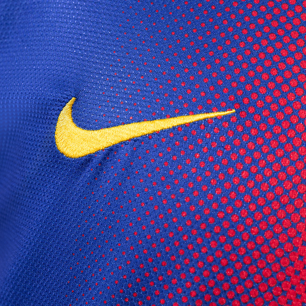 Barcelona 2012/13 Home Long Sleeve Retro Jersey – Vintage Replica Football Soccer Shirt – Size S–XXL