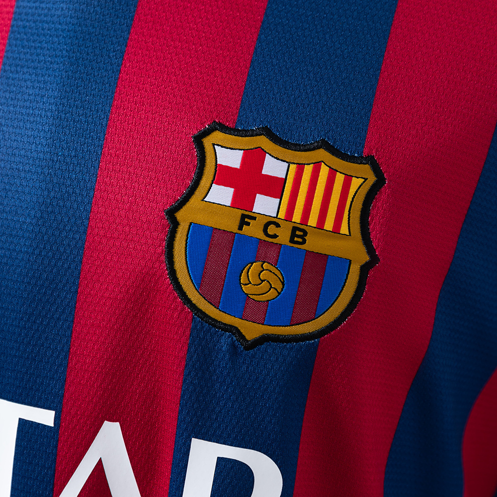 Barcelona 2013/14 Home Retro Jersey – Vintage Replica Football Soccer Shirt – Size S–XXL
