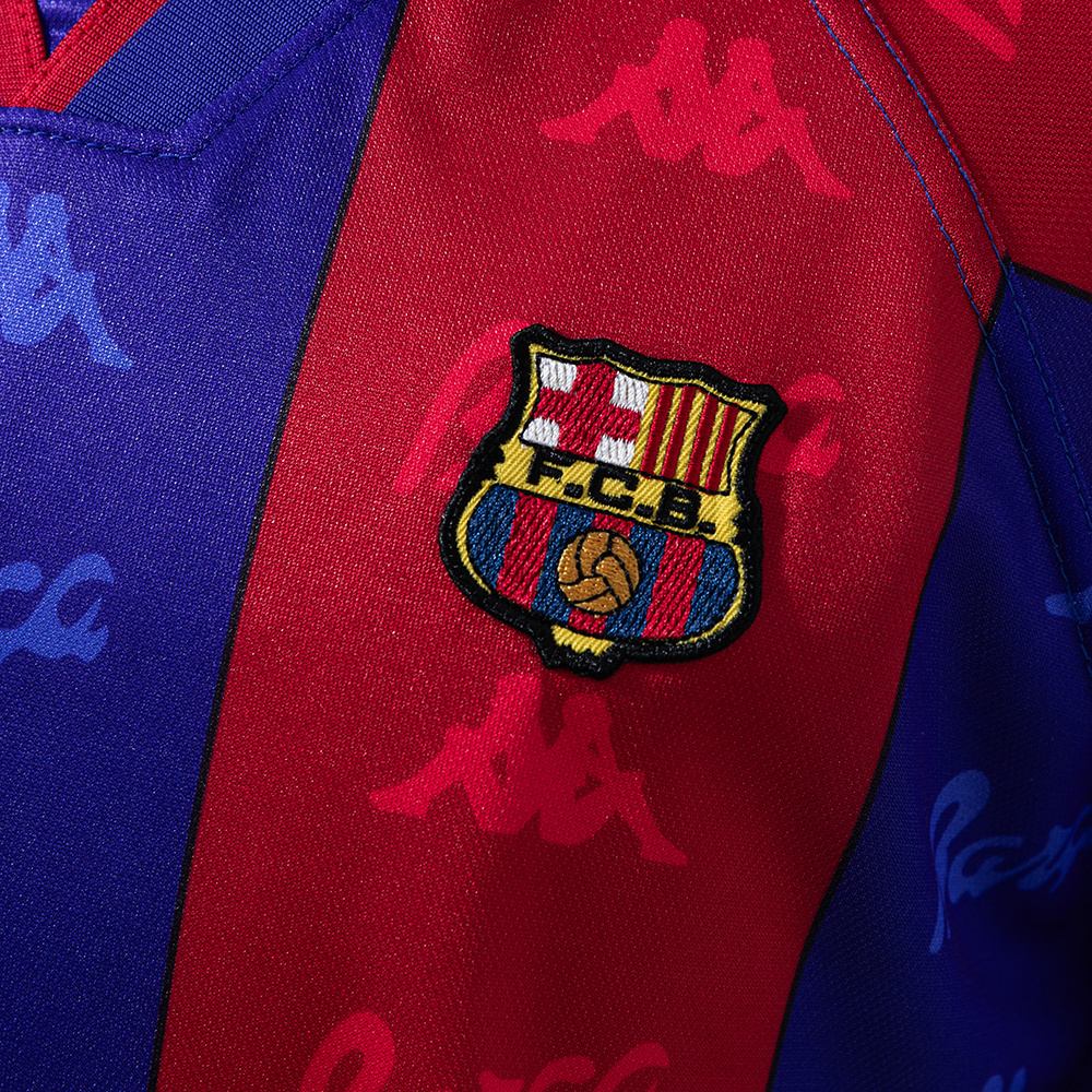 Barcelona 1995/97 Home Retro Jersey – Vintage Replica Football Soccer Shirt – Size S–XXL