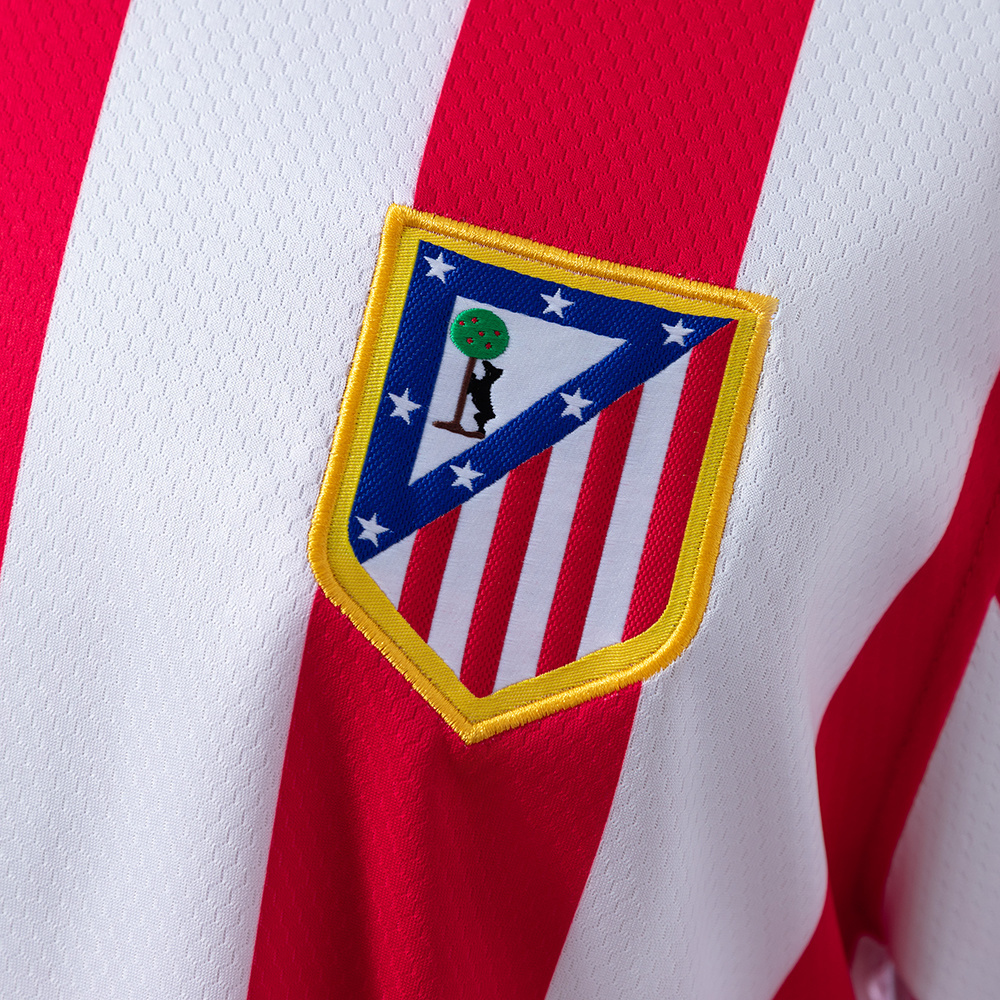 Atletico Madrid 2012/13 Home Retro Jersey – Vintage Replica Football Soccer Shirt – Size S–XXL