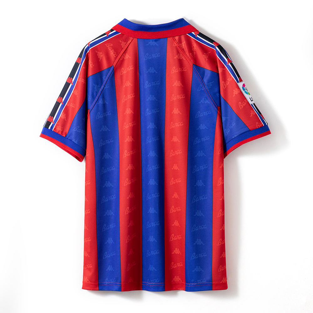 Barcelona 1995/97 Home Retro Jersey – Vintage Replica Football Soccer Shirt – Size S–XXL