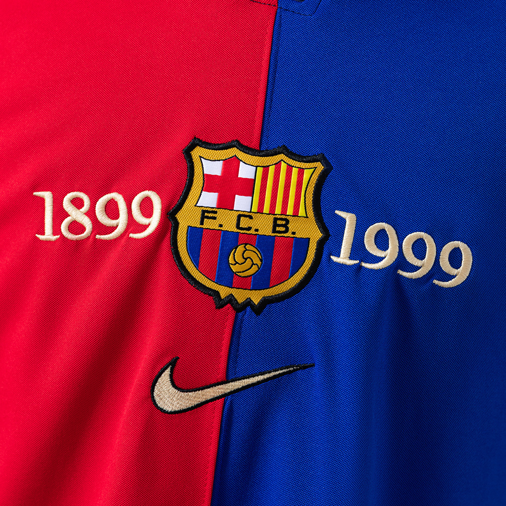 Barcelona 1999/00 Home Retro Jersey – Vintage Replica Football Soccer Shirt – Size S–XXL