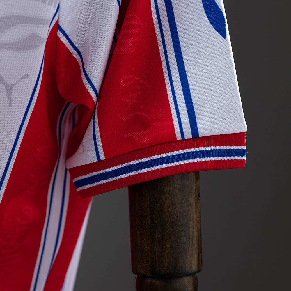 Atletico Madrid 1996/97 Home Retro Jersey – Vintage Replica Football Soccer Shirt – Size S–XXL