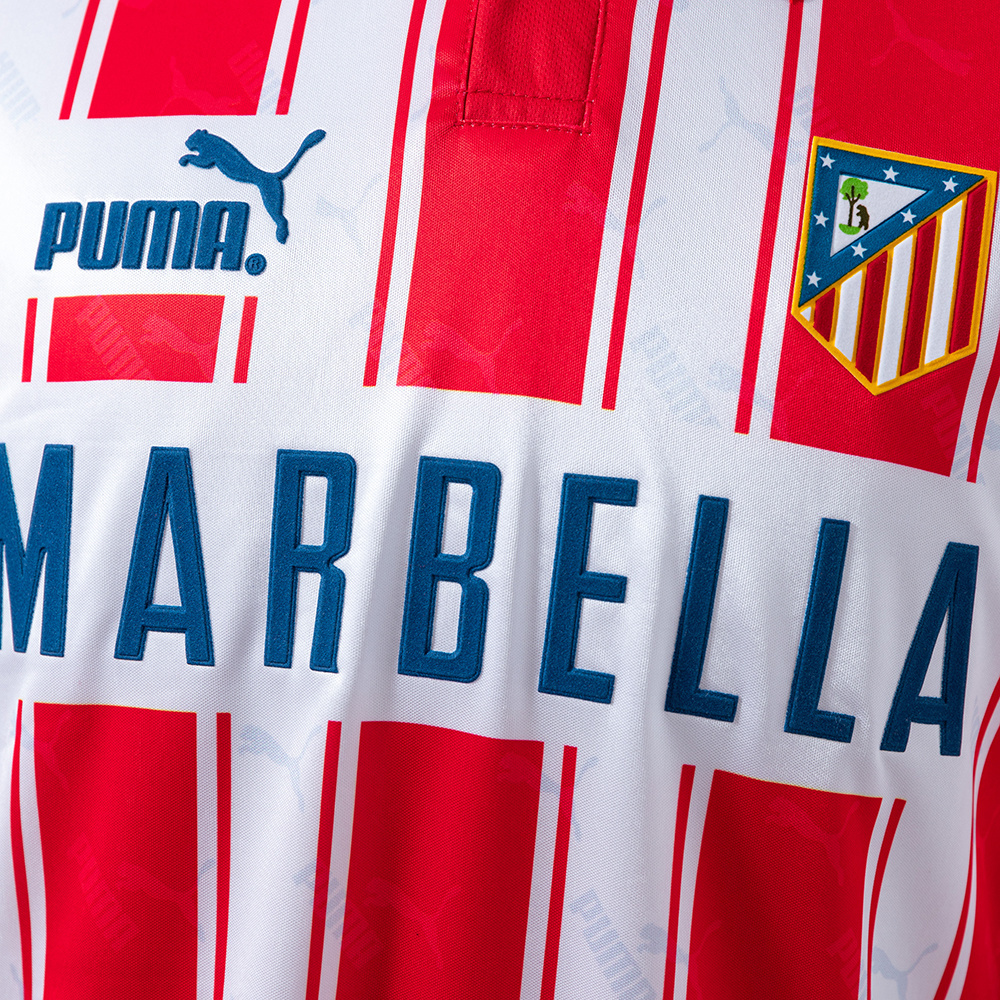 Atletico Madrid 1994/95 Home Retro Jersey – Vintage Replica Football Soccer Shirt – Size S–XXL