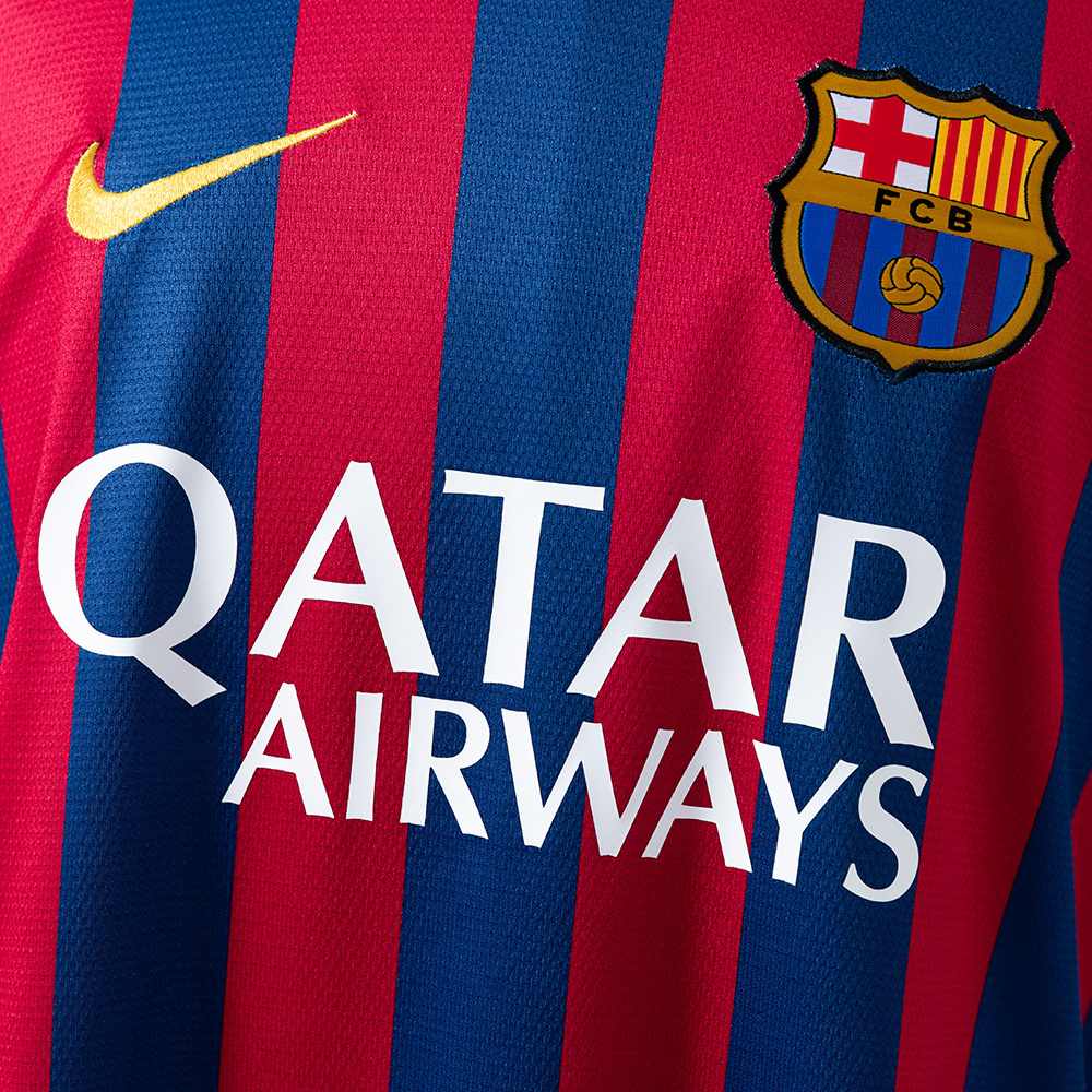 Barcelona 2013/14 Home Retro Jersey – Vintage Replica Football Soccer Shirt – Size S–XXL