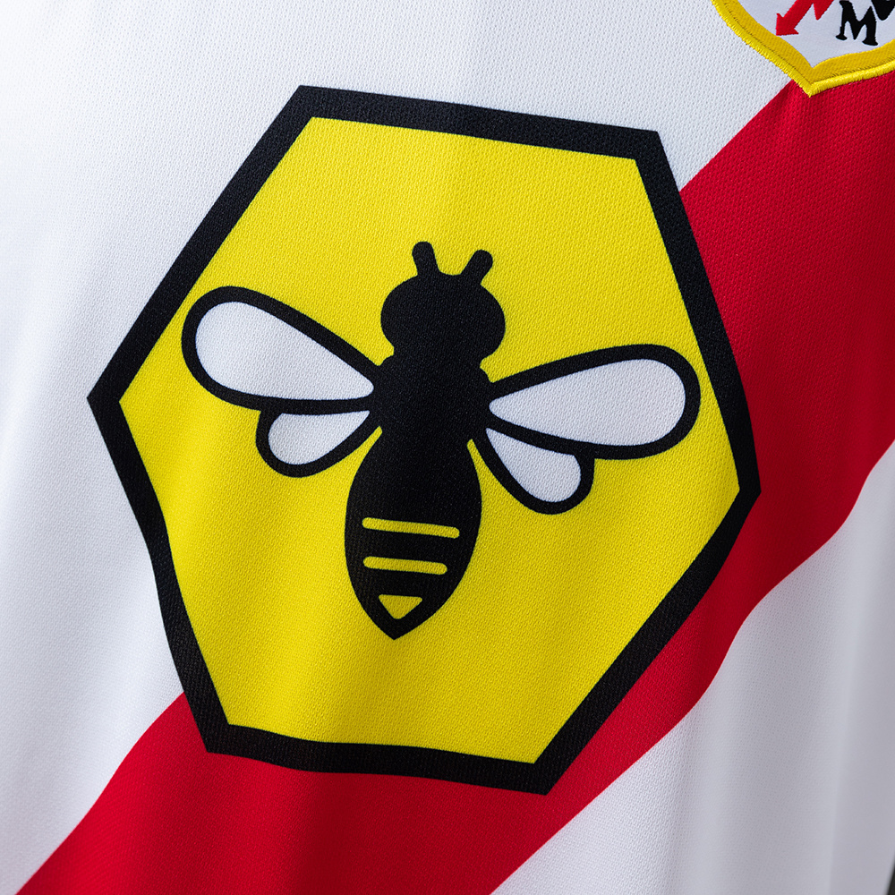 Retro Rayo Vallecano 2001/02 Home Jersey – Vintage Replica Football Soccer Shirt – Size S–XXL