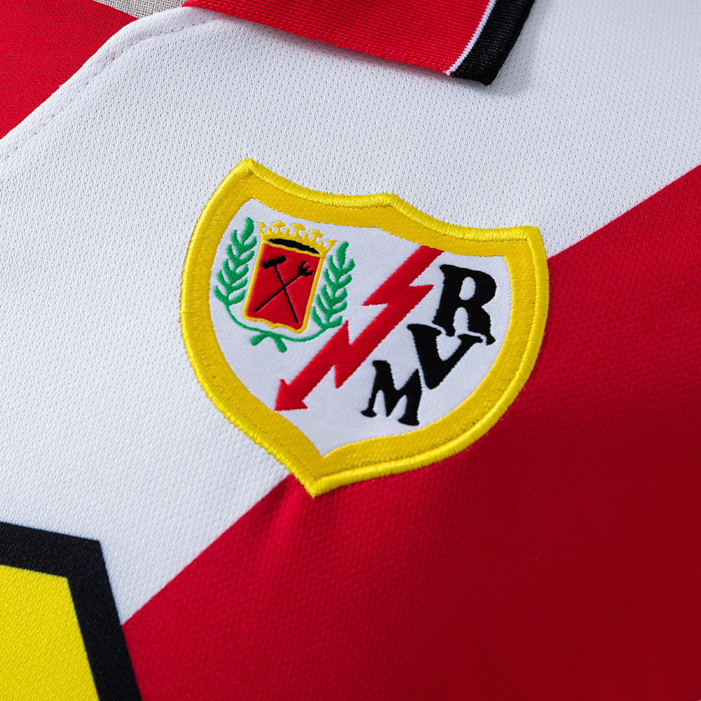 Retro Rayo Vallecano 2001/02 Home Jersey – Vintage Replica Football Soccer Shirt – Size S–XXL